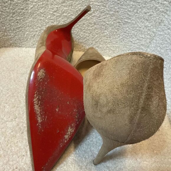 Christian Louboutin Brown Heels - Size 37 - Picture 4 of 6